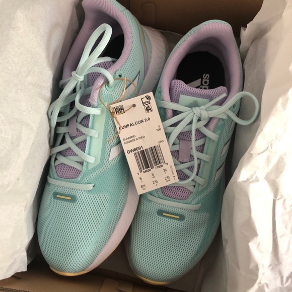 Adidas Run Falcon 2.0 Sneakers Sz 6.5 New with Box - Picture 7 of 12